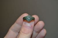 An excellent and wearable Tudor Period gents bronze finger ring found in the Midlands. SOLD