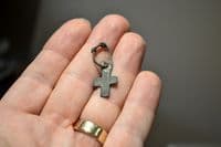 An excellent Early Byzantine Bronze Crucifix [Cross] on original bronze suspension loop. SOLD