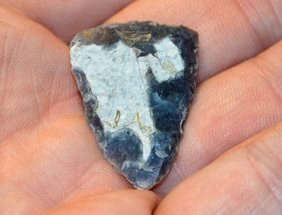An excellent, finely pressure flaked Neolithic flint 