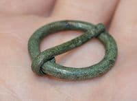 An excellent & good sized Medieval Annular bronze Brooch complete with pin, Yorkshire. SOLD