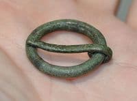 An excellent & good sized Medieval Annular bronze Brooch complete with pin, Yorkshire. SOLD