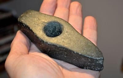 An excellent Late Neolithic perforated stone Axe / Hammer from Skelton Moors, Yorkshire. SOLD