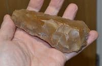 An excellent Neolithic Knapped flint axe , Le Grand Pressigny, France, [M.Chevais Collection] SOLD