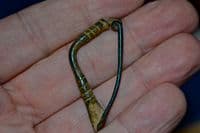 An excellent quality and complete Ancient Persian bronze "Arm & Hand" fibula brooch. SOLD