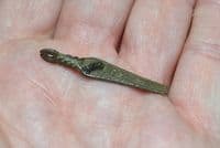 An excellent Roman bronze nail cleaner from a portable cosmetic set or chatelain, Oxfordshire. SOLD