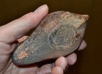 An excellent Roman terracotta oil lamp featuring Horse & Rider design, Palestine. SOLD