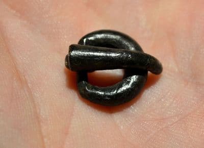 An excellent, small but robust Anglo Saxon bronze buckle from Lincoln. SOLD