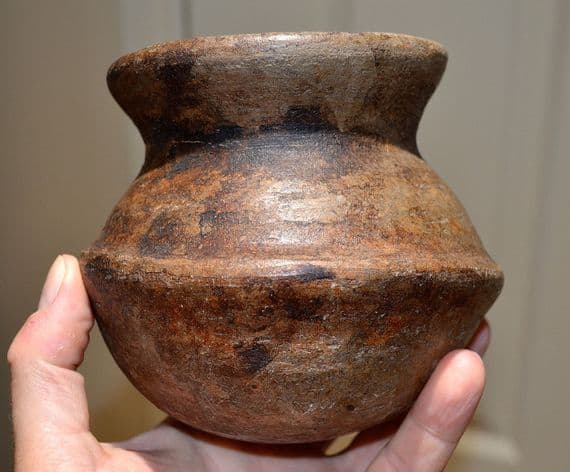 An extremely rare, complete, Viking clay pot, Northumberland [Ex. Lord McAlpine collection] SOLD