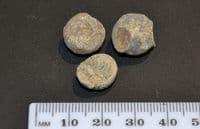 Lot of 3 x English Civil War musket balls, Battle of Harston 1643/4 (K17) SOLD