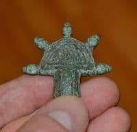 Radiate head from a large Early Frankish (Early Saxon Period) bronze brooch, found in Essex. SOLD