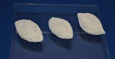 Roman Military lead ovoid sling shots excavated in Syria, (3 x available) SOLD