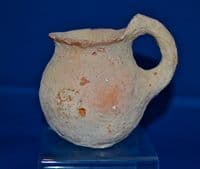 The Ancient Holylands, A large and pleasant Old Testament Period Terracotta Dipper Cup. SOLD