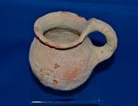 The Ancient Holylands, A large and pleasant Old Testament Period Terracotta Dipper Cup. SOLD