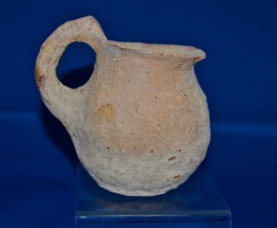The Ancient Holylands, A large and pleasant Old Testament Period Terracotta Dipper Cup. SOLD