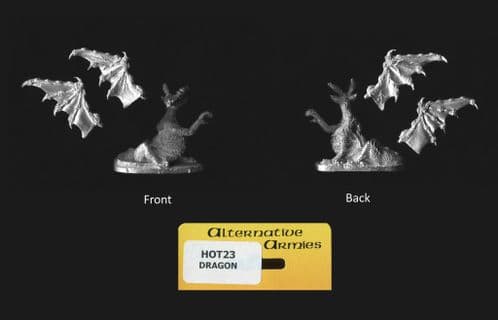 Alternative Armies 15mm Fantasy HOT23 Seated Dragon (x 1 model)
