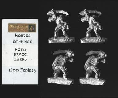 Alternative Armies 15mm Fantasy HOT48 Dracci Lords (Dragonmen) (x 4)