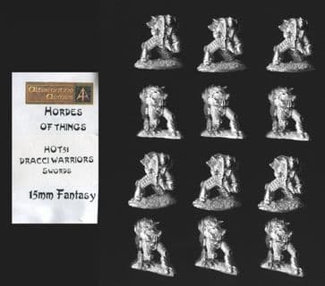 Alternative Armies 15mm Fantasy HOT51 Dracci with Sword (Dragonmen) (x 12)