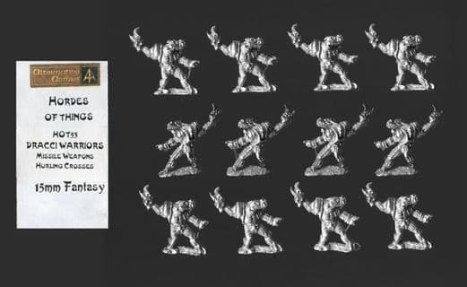 Alternative Armies 15mm Fantasy HOT53 Dracci Missile Troops (Dragonmen) x 12