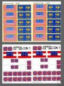 HQ Standards American Civil War 25mm Self Adhesive Flags (4 sheets)