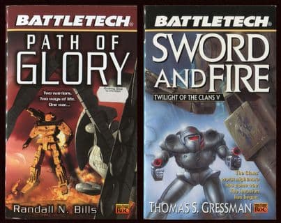 Battletech Novels: Path of Glory & Sword and Fire (2 books)