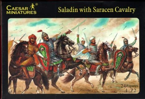 Caesar Miniatures 1.72 scale H018 Saracen Cavalry (late 12th Century) x12 mtd fig