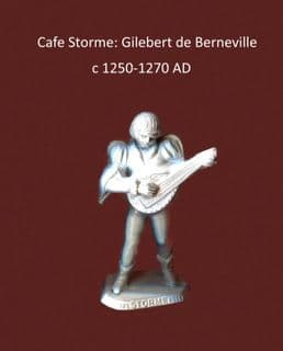 Café Storme 54mm Plastic Model: Gilebert de Berneville (Troubadour) (1 foot figure)