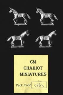 Chariot Miniatures 15mm Fantasy CFB4 Unicorns (x 4)