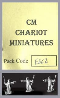 Chariot Miniatures 15mm Fantasy EEC02 Wraiths/Magic Users (x 3 fig)
