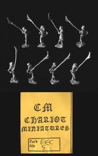 Chariot Miniatures 15mm Fantasy EEC05 Skeleton Halberdiers (x 8)