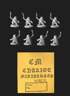 Chariot Miniatures 15mm Fantasy HBT5 Halfling Slingers
