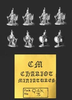 Chariot Miniatures 15mm Fantasy QAK3 Armoured Ducks with Sling (x 8)