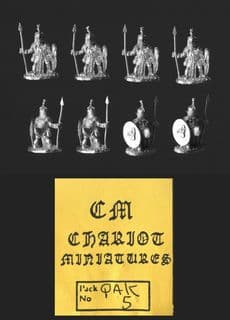 Chariot Miniatures 15mm Fantasy QAK5 Armoured Ducks with Spear (x 8)