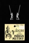 Dixons 15mm Indian Mutiny 1857-1858: MU8 Mutineer Standard Bearer, Wearing Cap (x 5 figs)