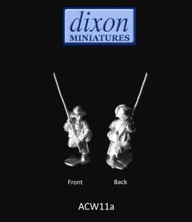 Dixons 25mm/28mm ACW: ACW011a Standard Bearer Running (Hat) x 1