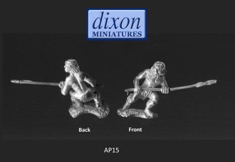 Dixons 25mm/28mm American Indian Wars: AP15 Apache Thrusting with Spear (x 1)