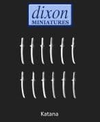 Dixons 25mm/28mm Samurai Weapons K2 Katana Swords (12)