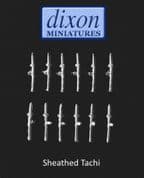 Dixons 25mm/28mm Samurai Weapons T1 Sheathed Tachi Sword (12)