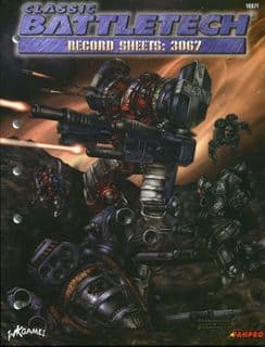 FANPRO 10971 Classic Battletech Record Sheets: 3067
