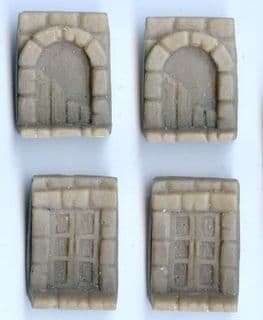 Fantasy Forge 25mm Dungeon Accessories FFD2/FFD4 Assorted Doors (4 models)