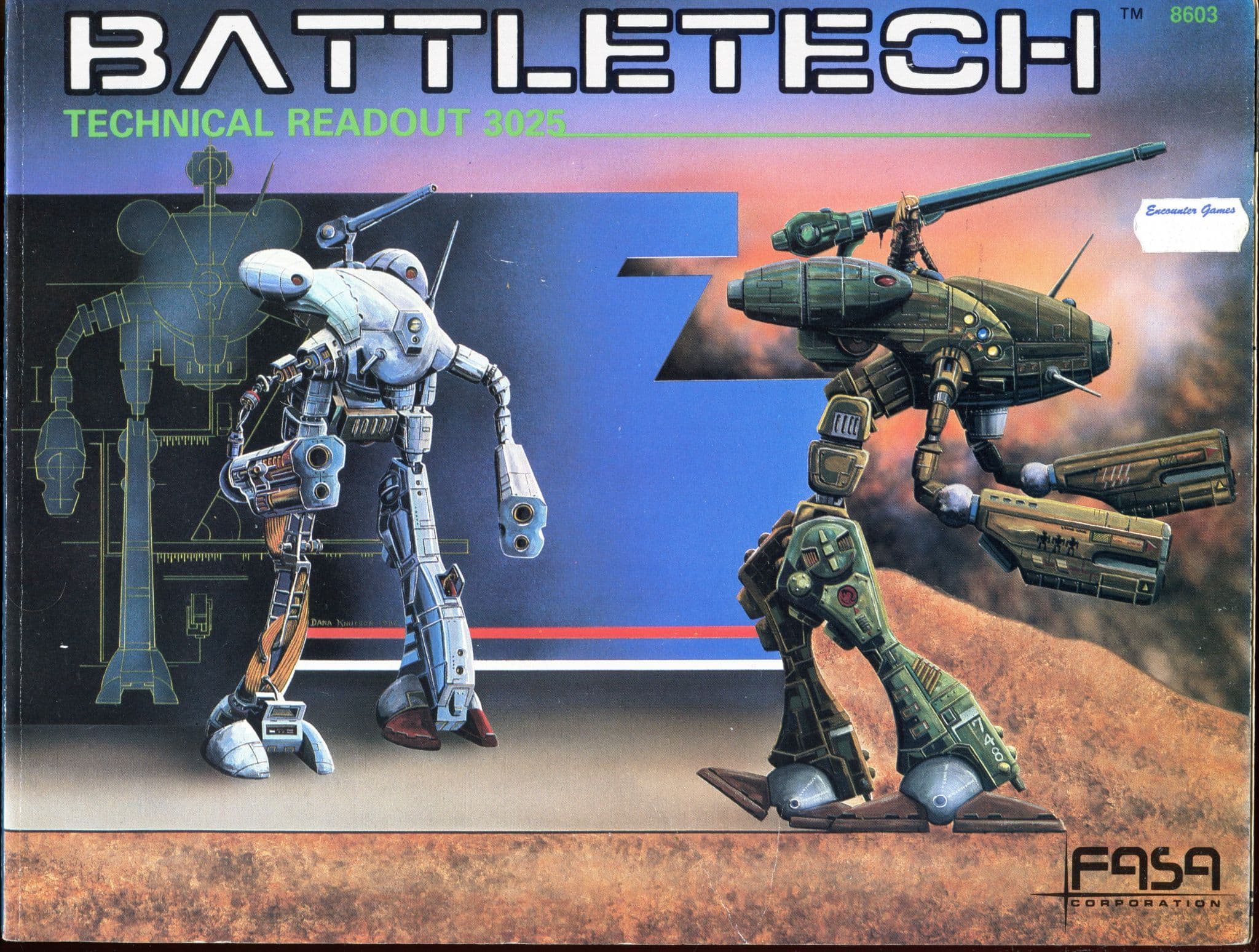 FASA 8603 Battletech Technical Readout 3025 pub 1987