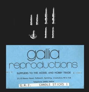 Gallia 1/32 Scale (54mm) GR02 Candlesticks (7 models)