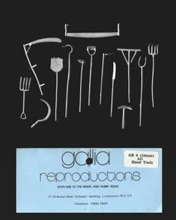 Gallia 1/32 Scale (54mm) GR06 Agricultural Hand Tools (14 diff models)