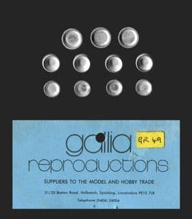 Gallia 1/32 Scale (54mm) GR49 Plate Set (11 pieces)