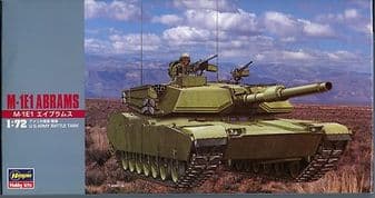 Hasegawa 1.72 scale MT 35 Modern US M-1E1 Abrams MBT