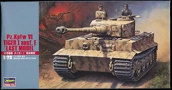 Hasegawa 1.72 scale MT 39 WWII German Tiger I Ausf E (Last model)