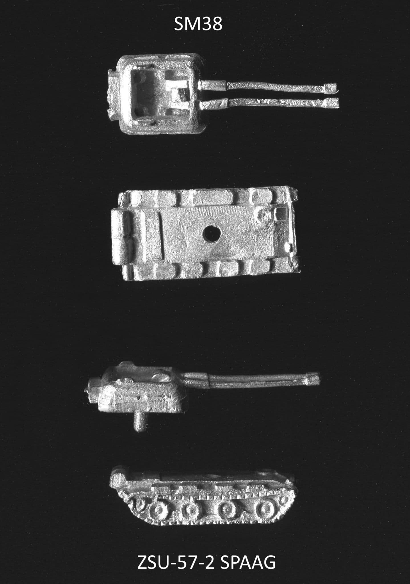 Heroics & Ros 6mm 1/300 Modern Soviet SM38 ZSU-57-2 SPAAG x 2