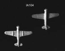 Heroics & Ros 6mm WWII Italian Aircraft IA104 Breda Ba.65 Ground Attack x 2