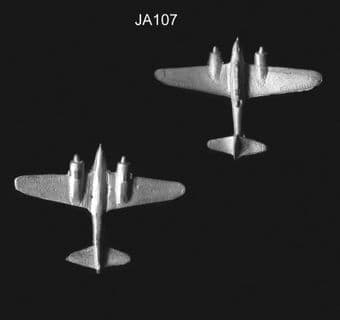 Heroics & Ros 6mm WWII Japanese Aircraft JA107 Kawasaki Ki45 KAIa Hvy Fighter x 2