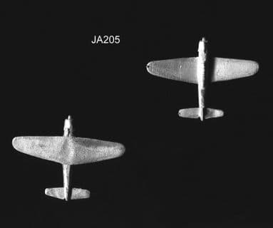 Heroics & Ros 6mm WWII Japanese Aircraft JA205 Nakajima B6N Torpedo Bomber x 2