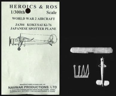 Heroics & Ros 6mm WWII Japanese Aircraft JA304 Kokusai Ki-76 Spotter Plane x 1